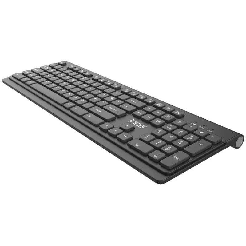 Inca IWS-519 klaviatūra ar peli biroja RF bezvadu QWERTY turku melna
