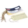 Bagāžas birka agipa 63 x 115 mm apdrukājama ar auklu modelis 121336