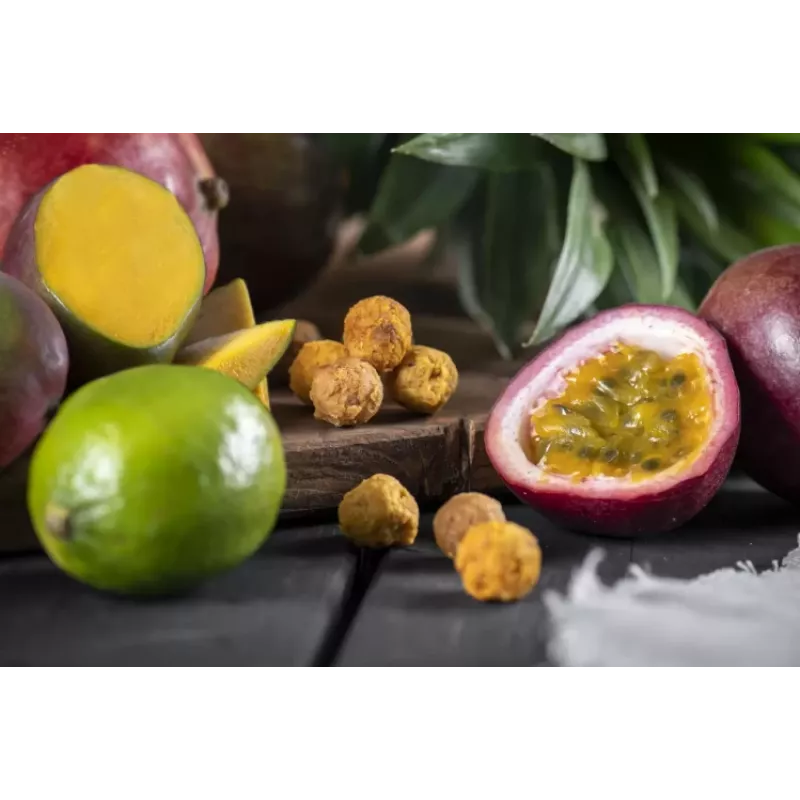 Eco fresh foods Žāvētu ananāsu, mango un laima bumbiņas 100 g