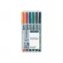 Marker Staedtler 311 WP6 6 gab. Melna Zila Brūna Zaļa Oranža Sarkana