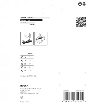 Bosch 2 608 522 329 skrūvgrieža uzgalis 8 gab.