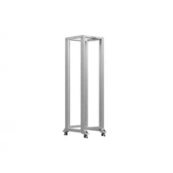 Atvērtais 19 collu plaukts LANBERG 42U, dziļums 800 mm, platums 600 mm, pelēks