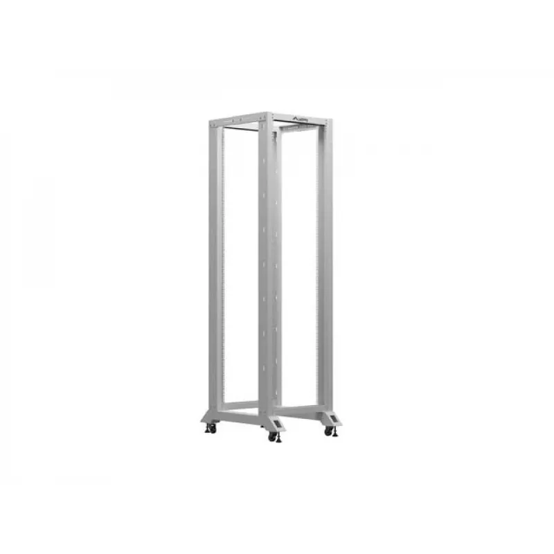Atvērtais 19 collu plaukts LANBERG 42U, dziļums 800 mm, platums 600 mm, pelēks
