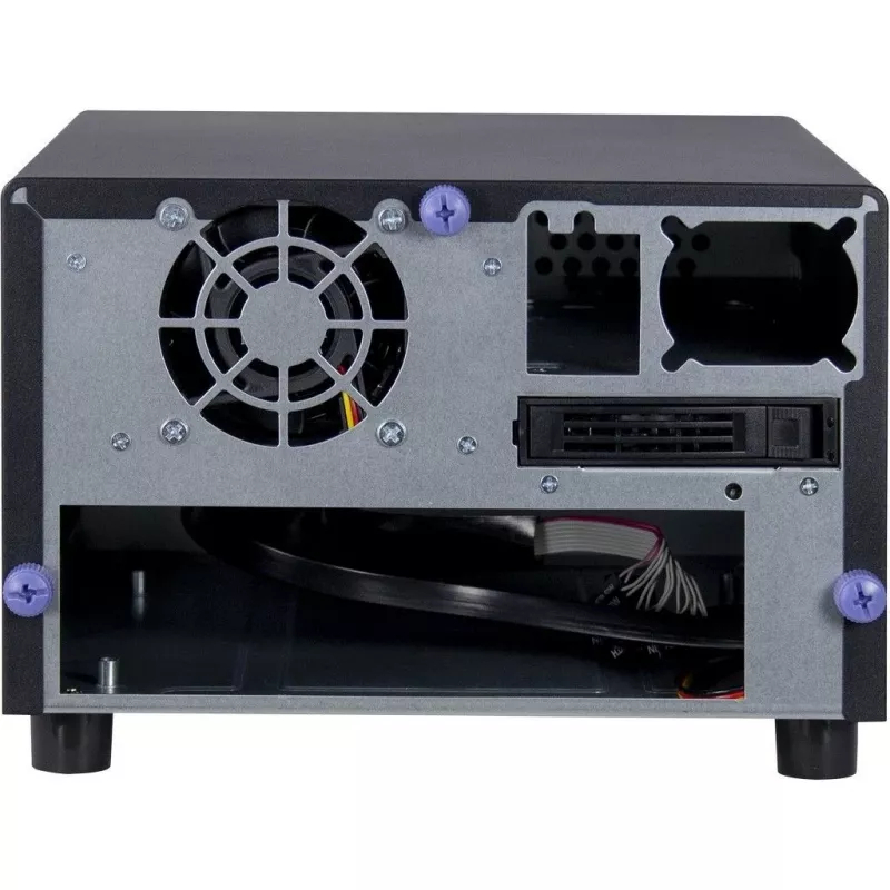 Inter-Tech SC-2100 - Small Form Factor (SFF) - PC - Melns - Mini-ITX - Tērauds - Darbība - Signalizācija - HDD - Tīkls - Barošana (88887285)