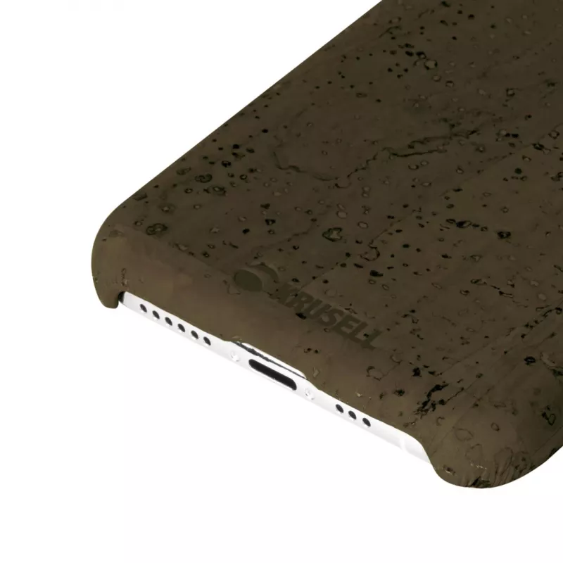 Telefona maciņš Krusell Birka Apple iPhone 11 Pro Max, tumši brūns ādas stila aizsargvāciņš