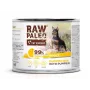 Mitrā suņu barība VETEXPERT RAW PALEO Duoprotein tītars un menca pieaugušiem suņiem 200 g, bundža, 82% mitrums, 10,3% olbaltumvielas