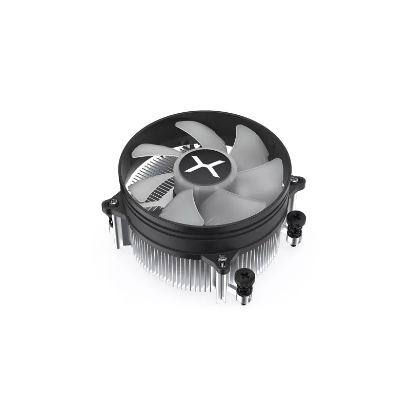 CPU dzesētājs KRUX Integrator RGB KRX0093 ar 120 mm PWM ventilatoru, ARGB apgaismojumu, 85 W TDP, AM4 atbalstu