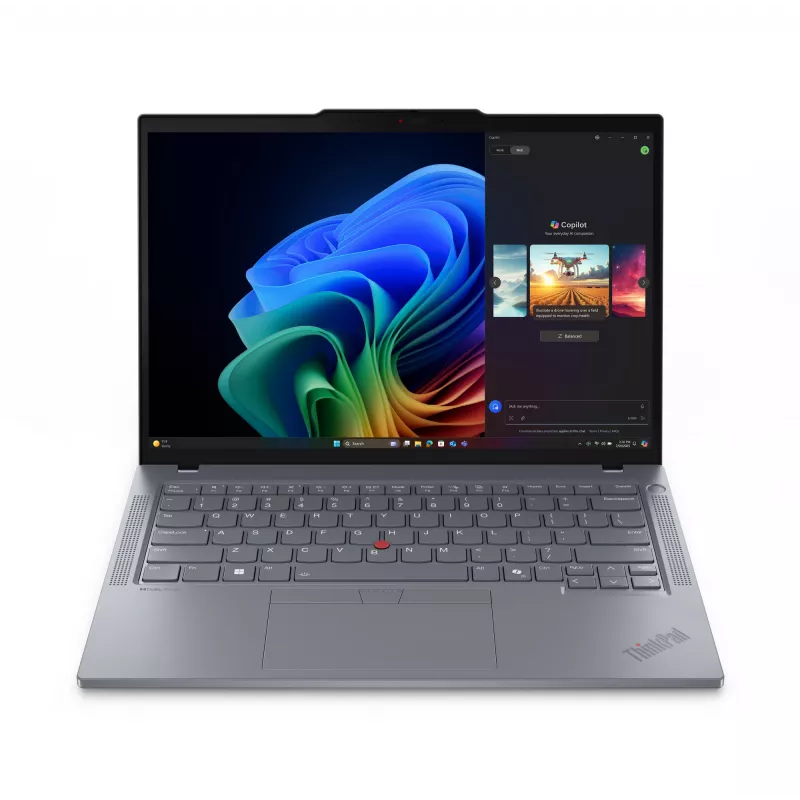Lenovo ThinkPad T14 Gen 6 Copilot+ Ryzen™ AI 5 PRO 340 256GB SSD 16GB 14 WUXGA (1920x1200) IPS WIN11 Pro GREY Baclkit Keyboard FP Reader 1YW