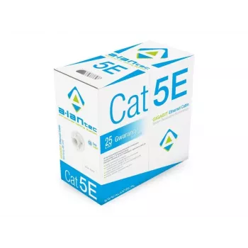 Tīkla kabelis Alantec KIU5LINKA305 U/UTP Cat5e 305 m balts