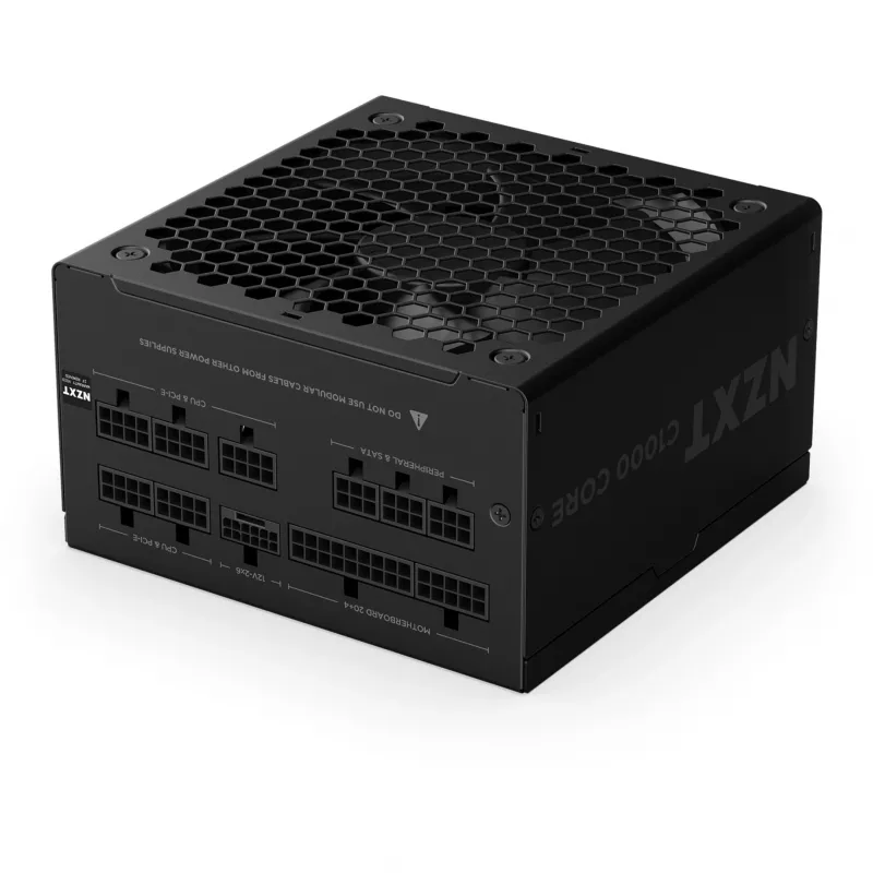C1000 GOLD CORE, PC barošanas bloks melns, 1x 12-pin augstas jaudas GPU, 3x PCIe, kabeļu pārvaldība, 1000 vati