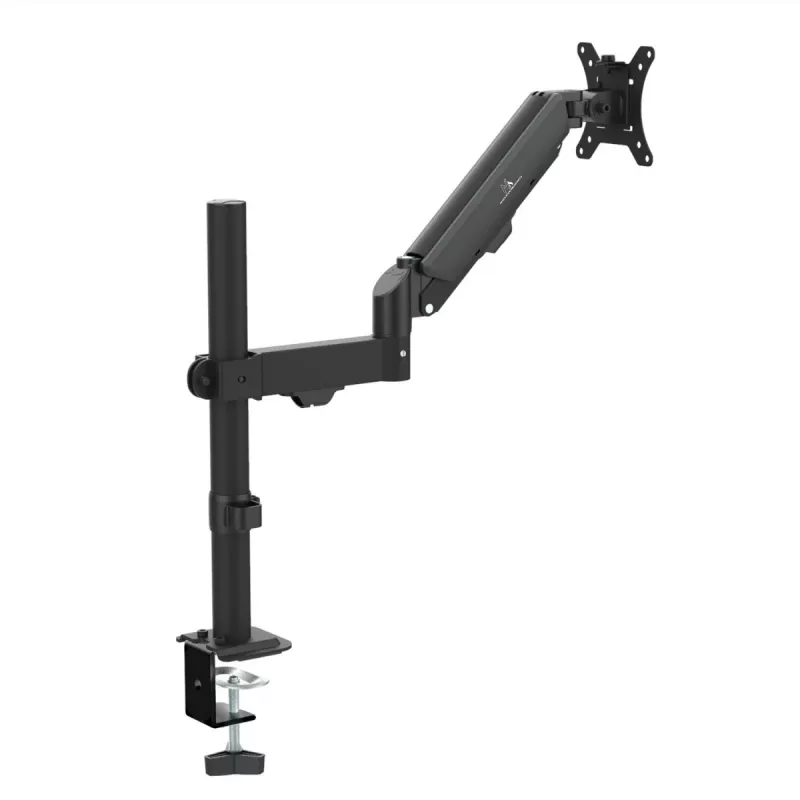 Monitora kronšteins MACLEAN MC-135 ar gāzes atsperi 17 collu–32 collu ekrāniem, slodze 2–10 kg, melns