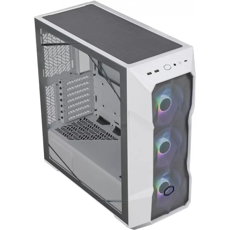 PC korpuss Cooler Master MasterBox TD500 Mesh V2 Midi Tower balts