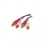 Kabelis HiFi Audio RCA 2-virzienu (St)/(St) 2,5m *shiverpeaks basic* (BS40504)