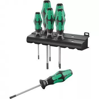 Wera Kraftform Plus TORX komplekts, standarta skrūvgriezis