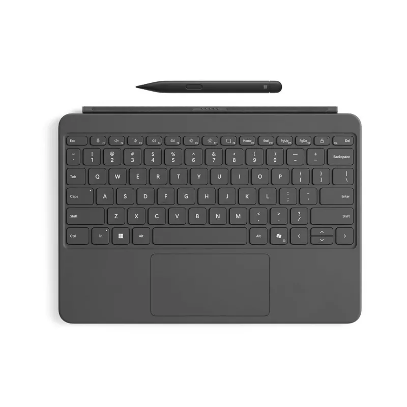 tastatūra Microsoft Surface Pro 12-inch pelēka plāns Pen Touchpad Mechanical