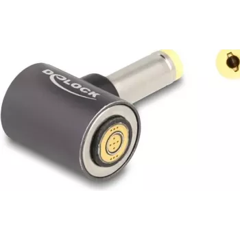 Delock 80786 adapteris portatīvā datora lādētāja kabelim, HP 4.8x1.7 mm līdzstrāvas spraudnis uz magnētisko 8 kontaktu savienotāju