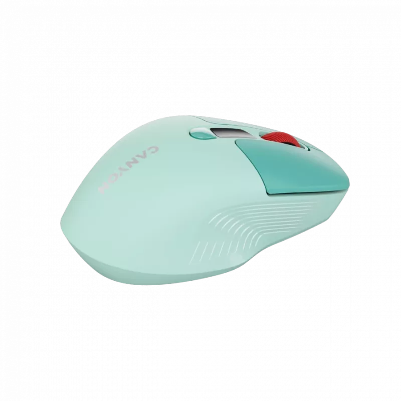 Canyon MW-26 - 2in1 bezvadu optiskā pele Bluetooth / 2.4 GHz - klusa - zaļa