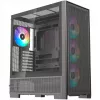 PC korpuss Silentware Air 2000 A-RGB Melns — mid-tower, rūdīta stikla sānu panelis