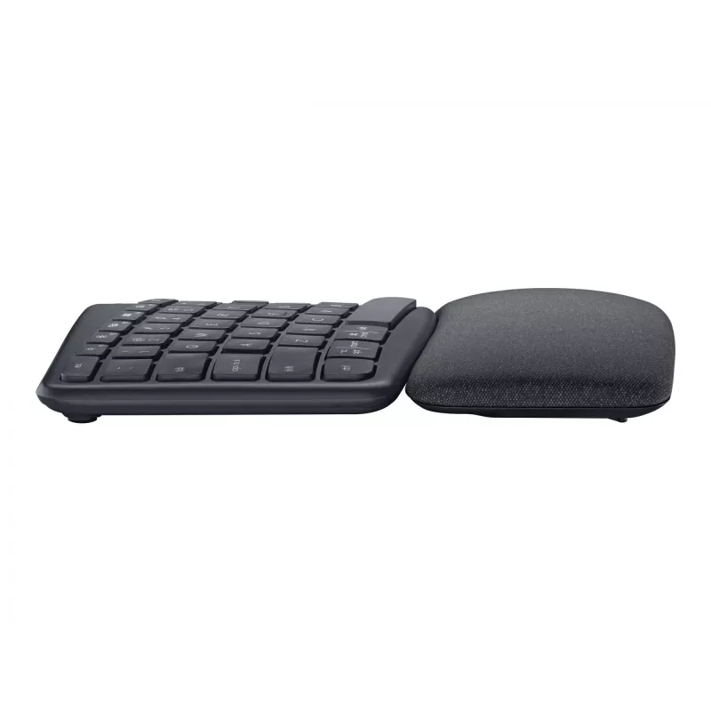 Logitech ERGO K860 - Tastatūra - Bezvadu - 2,4 GHz, Bluetooth 5.0 - QWERTY - Spāņu - Grafīts