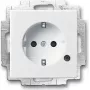 BUSCH JAEGER 2013-0-5286 - CEE 7/3 - 2P+E - Balts - 250 V - 16 A - 71 mm