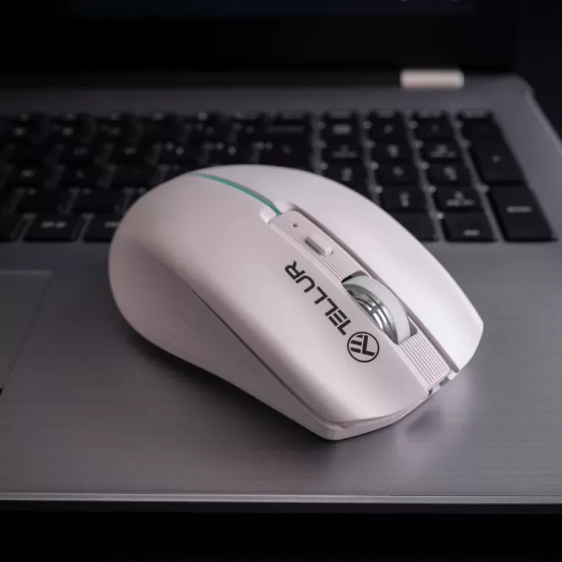 Tellur Silent Click Wireless pele Balts