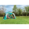 Event Dome Shelter XL, 4,5 x 4,5 m, paviljons gaiši zils/pelēks