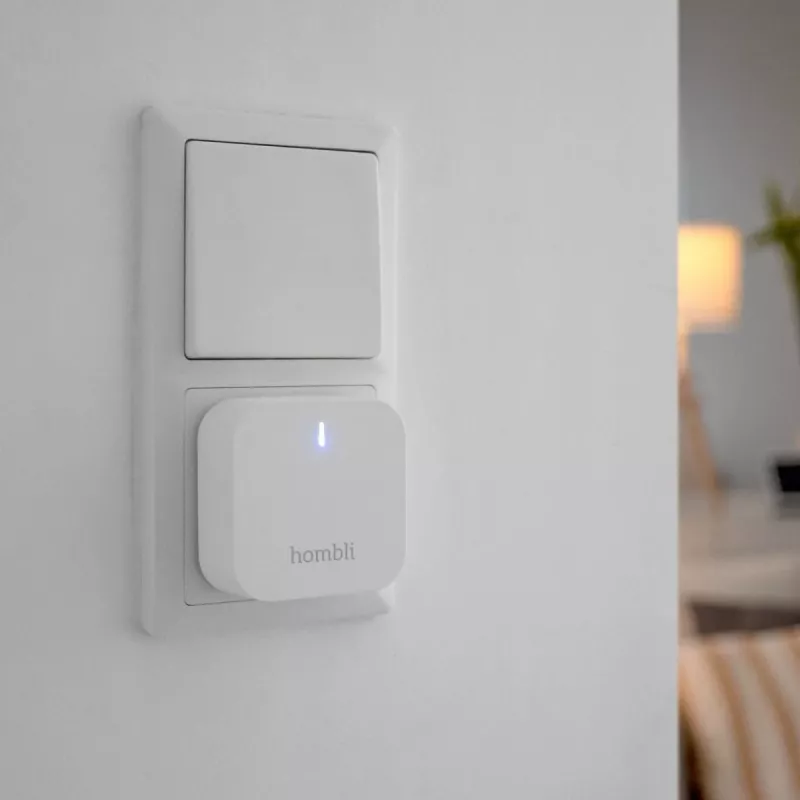 Tīkla tilts Hombli HBSB-0109 vienjoslas 2,4 GHz, melns, maiņstrāva 220V, 2 W, kompakts