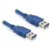 USB kabelis DeLOCK USB 3.0-A vīr./vīr. 2 m zils