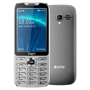 Tālrunis eSTAR Digni CALL 4G Dual SIM Sudraba krāsa