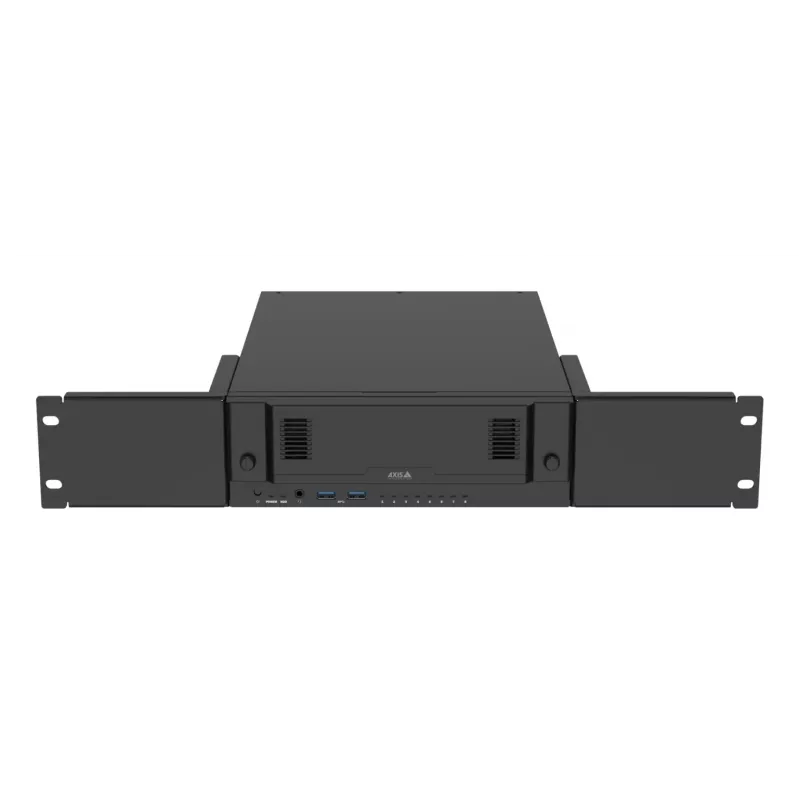 Tīkla video ierakstītājs AXIS S2208 Mk II, 8 kanāli, 4 TB HDD, SATA, 7680×4320 maks., IEEE 802.3at, melns