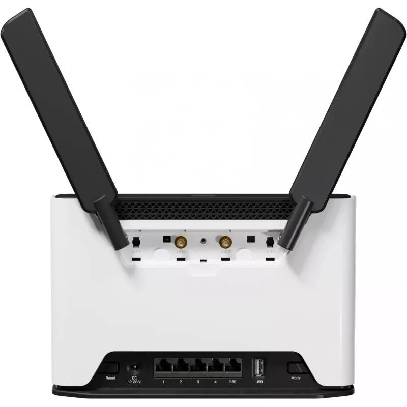 MikroTik Chateau LTE18 - Bezvadu maršrutētājs - 5 portu slēdzis - GigE, 2,5 GigE - Wi-Fi 5, Wi-Fi 6 - Divu joslu (S53UG+5HAXD2HAXD-TC&EG18-EA)