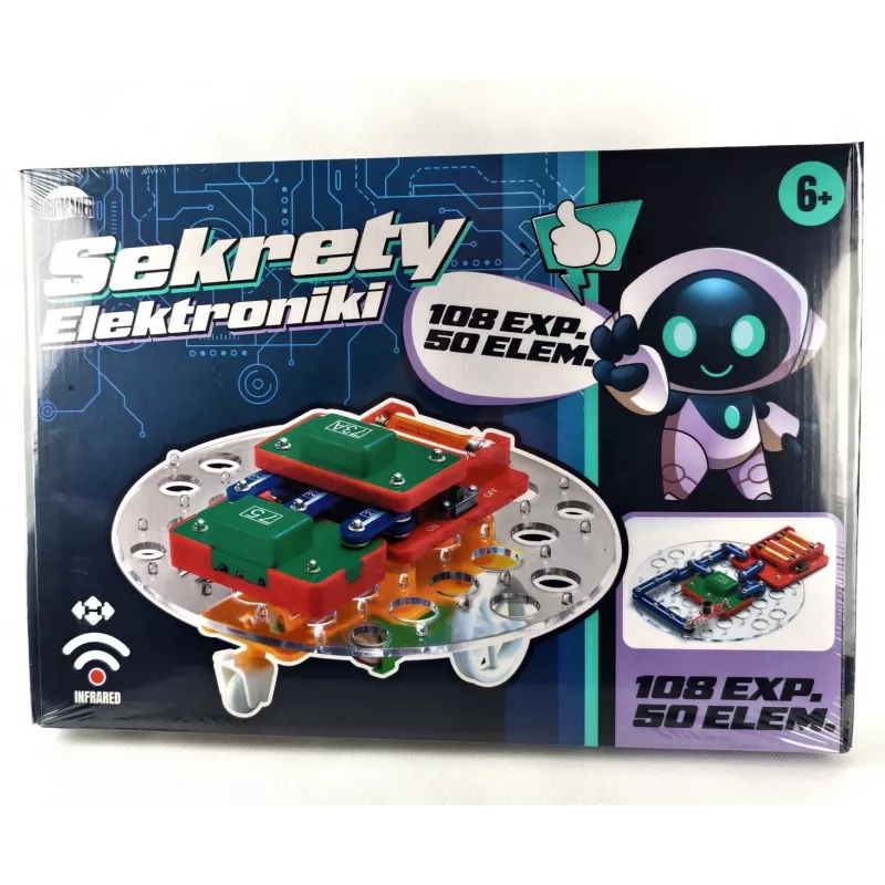 Izglītojošs elektronikas komplekts Dromader Zestaw Sekrety elektroniki - Inteliģentais transportlīdzeklis