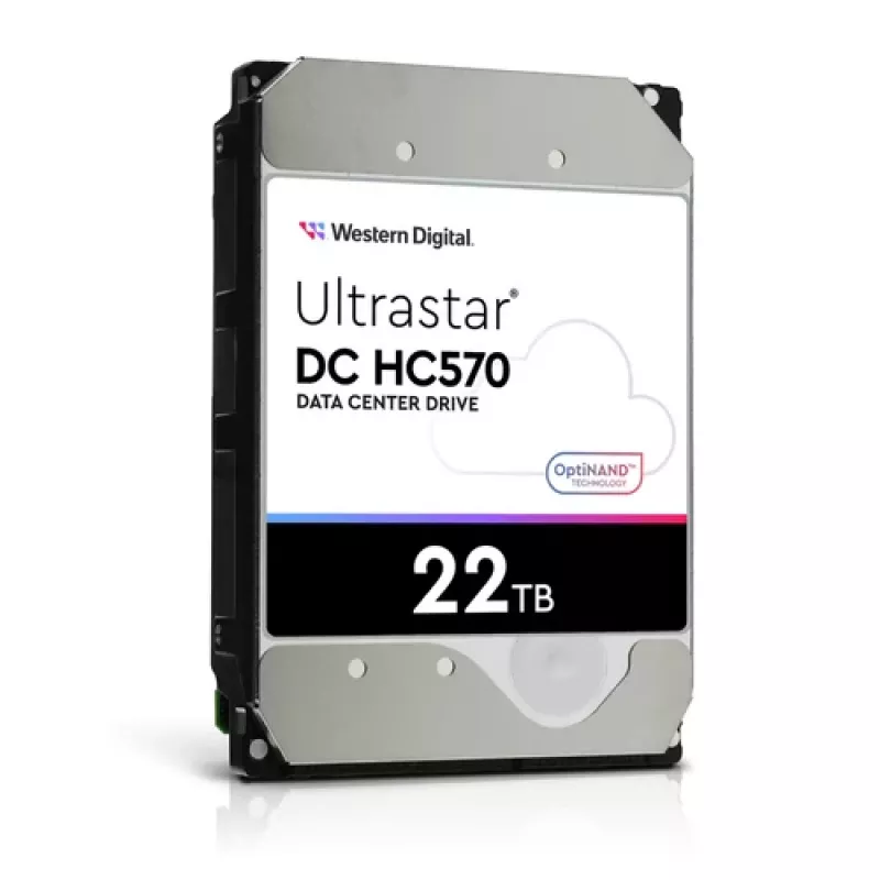 3.5 collu SAS HDD Western Digital Ultrastar DH HC570 22 TB, 12 Gbit/s, 7200 RPM, 512 MB kešatmiņa