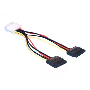 Strāvas kabelis SATA HDD 2x DeLOCK 60102 0,112 m