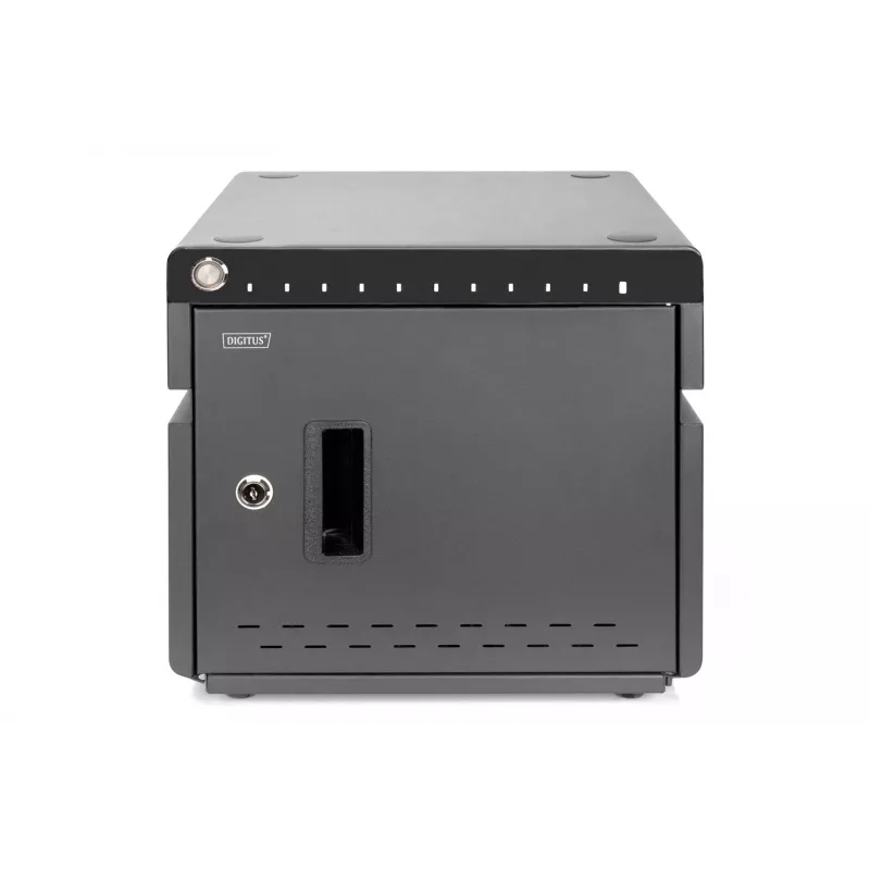 Digitus mobilais galda uzlādes skapis 10 klēpjdatoriem/planšetdatoriem līdz 13 collām, UV-C, USB-C