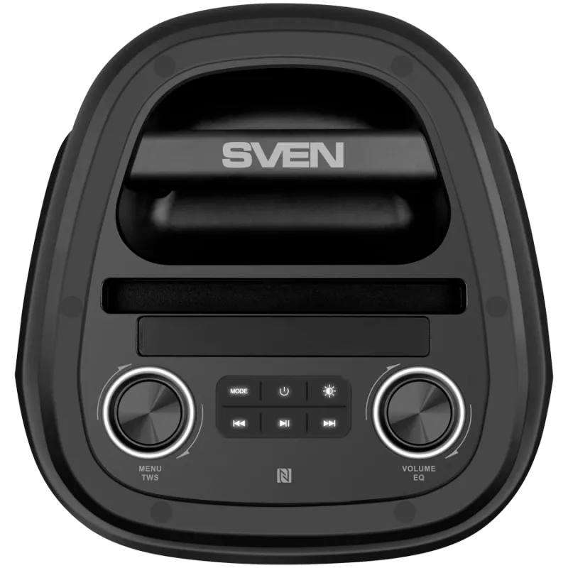 SVEN PS-850, (100W, TWS, Bluetooth, FM, USB, microSD, LED-displejs, 8000mAh)