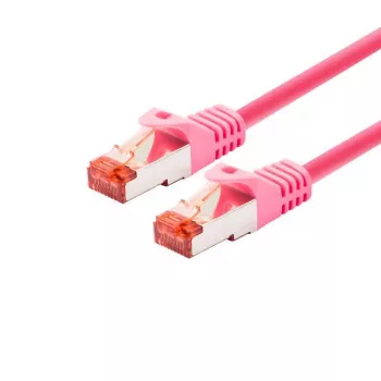 Tīkla kabelis LOGON TCR66SS030M Cat6 S/FTP (S‑STP) 3 m fuksīna RJ‑45–RJ‑45