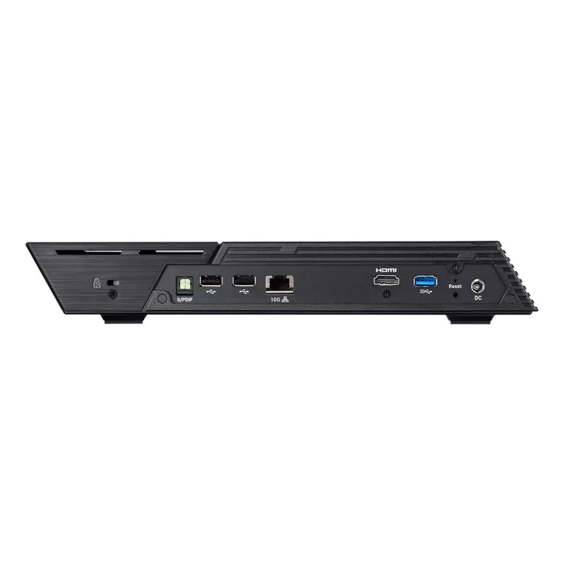 Asustor FS6712X NAS/storage server Compact Intel® Celeron® N5105 4 GB DDR4 0 TB Melns