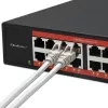 Tīkla slēdzis QOLTEC 52364 — Gigabit Ethernet PoE 16xRJ45, 2xSFP