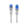 tīkla kabelis LANBERG Cat6a S/FTP PCF6A-10CC-0300-S RJ-45 3 m pelēka, LSZH, 500 MHz, CCA, Ø6 mm