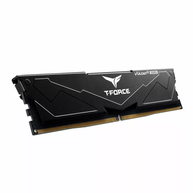 Team Group VULCAN FLABD516G6000HC3001, 16 GB, 1 x 16 GB, DDR5, 6000 MHz, 288-pin DIMM, Melns