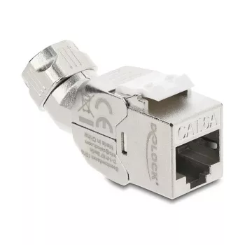 RJ45 Keystone Module Socket Cat.6A DELOCK 90798 — LSA terminācija