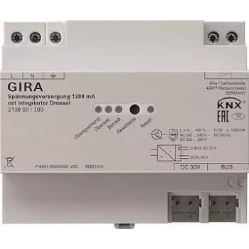 Gira KNX barošanas bloks 1280mA drosele REG 213800 (213800)