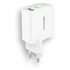 Lādētājs RealPower PC-20 viedtālrunim planšetei balts