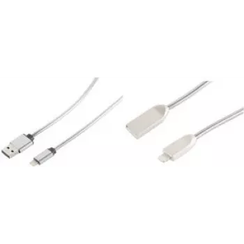 shiverpeaks BS14-13001 Lightning kabelis 1 m sudraba (BS14-13001)