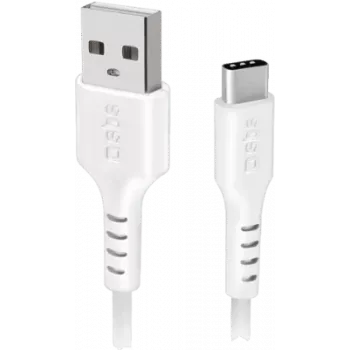 SBS USB datu kabelis mobilajiem tālruņiem 2.0/Type C 1,5 m balts - Kabelis - Digitālais/Datu