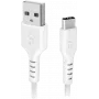 SBS USB datu kabelis mobilajiem tālruņiem 2.0/Type C 1,5 m balts - Kabelis - Digitālais/Datu