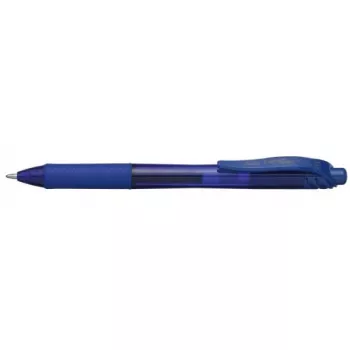 Uzspraužama izvelkama pildspalva Pentel Energel X 1.0 Zila