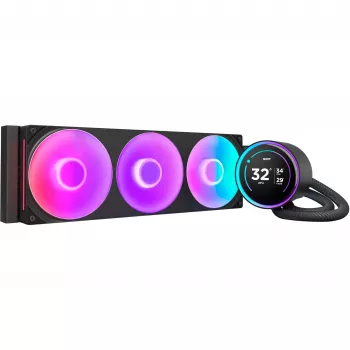 NZXT Kraken Elite 360 RGB procesora šķidruma dzesētājs 12 cm melns 1 gab.