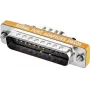 Seriālais adaptera kabelis Renkforce RF-4543257 — 1× SUB-D 9-pin (vīrišķais) uz 1× SUB-D 25-pin (sievišķais)